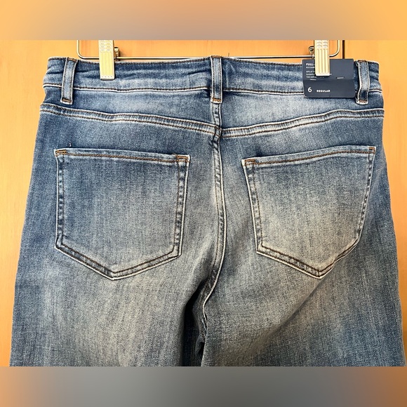 JJill FULL-LEG CROPS, ROCKAWAY WASH, 6. Button fly, NWT - Picture 5 of 13